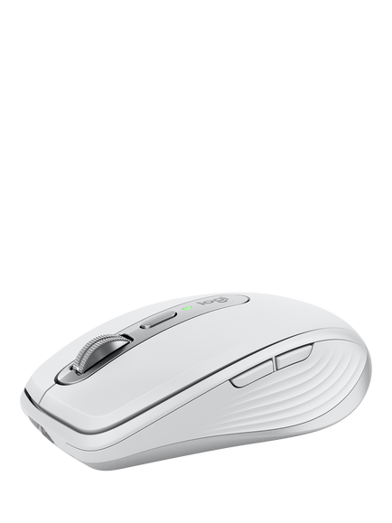 Logitech Master Series MX Anywhere 3S Wireless Bluetooth Mouse for Mac, Pale Grey, 