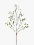 Floralsilk Artificial Frosted Mistletoe Spray, 60cm