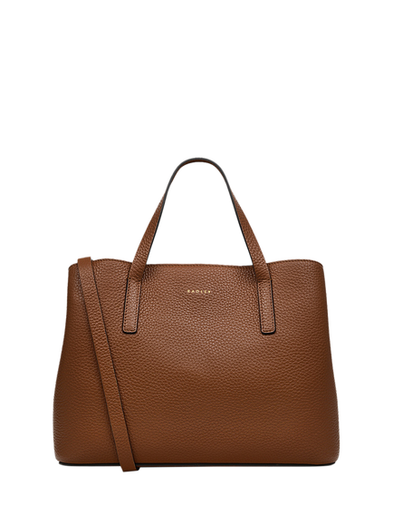 Radley Dukes Place Leather Medium Grab Bag, Saddle