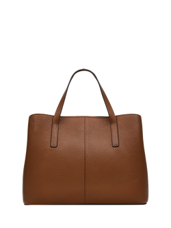 Radley Dukes Place Leather Medium Grab Bag - view 2, Saddle