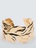 John Lewis Leaf Cuff Bracelet, Gold