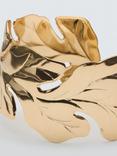 John Lewis Leaf Cuff Bracelet, Gold