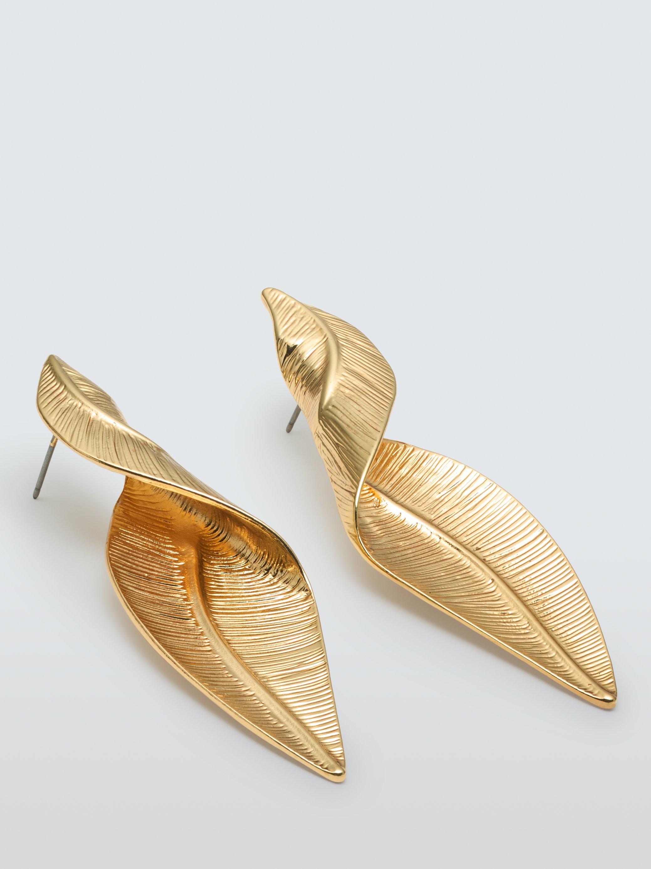 John lewis earrings gold deals