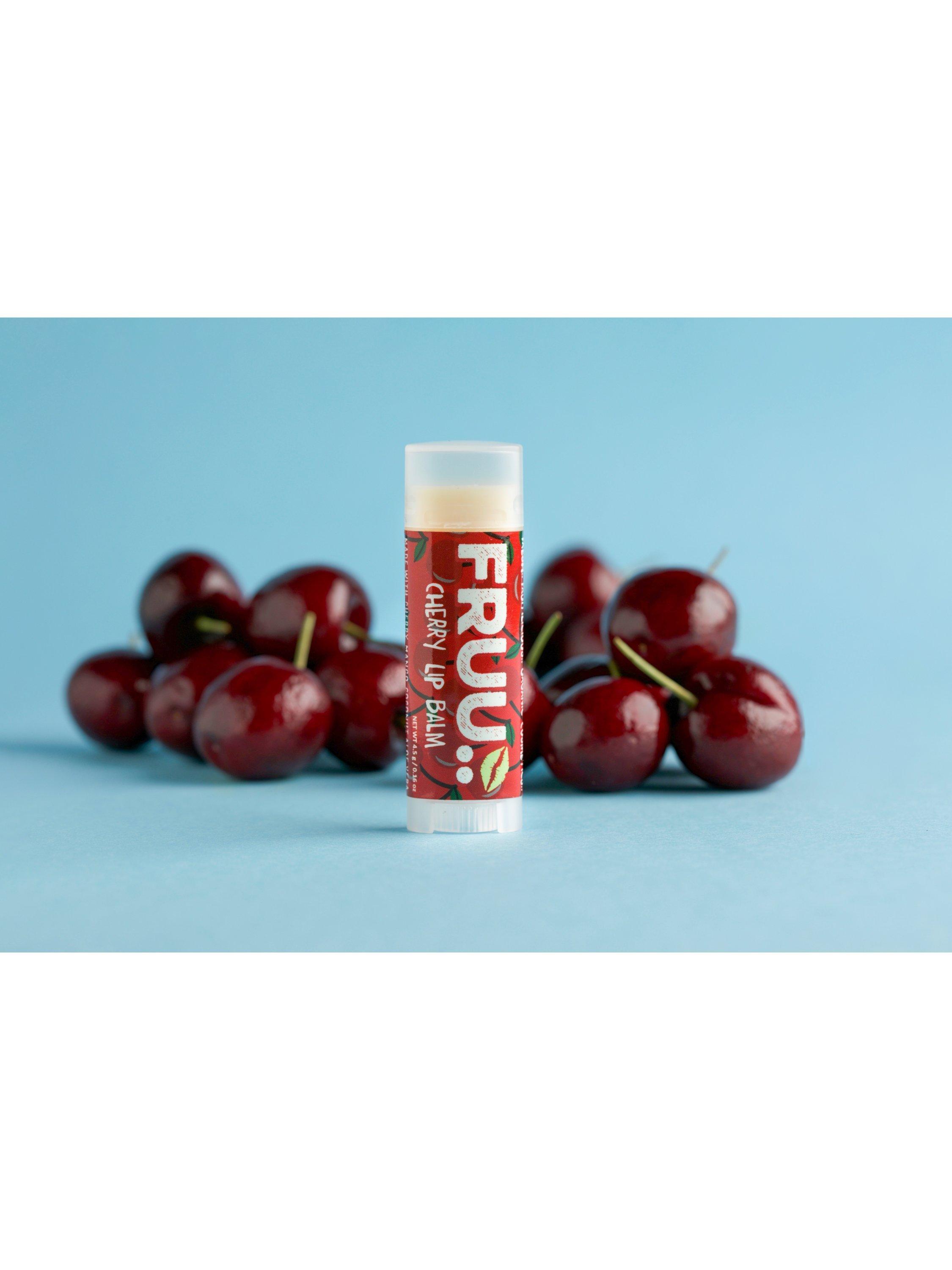 Product image 4 of 5, which shows FRUU Cherry Lip Balm Gift Set