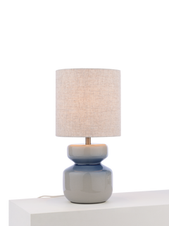 John Lewis Hourglass Reactive Table Lamp, Blue