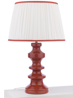 John Lewis Pagoda XL Reactive Table Lamp - view 2, Red