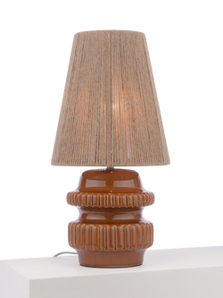 John Lewis Pecan Reactive Table Lamp, Brown