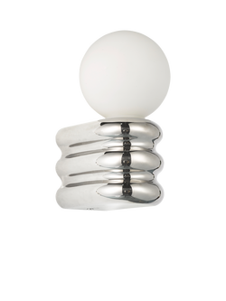 John Lewis Miche Bathroom Wall Light - view 2, Chrome