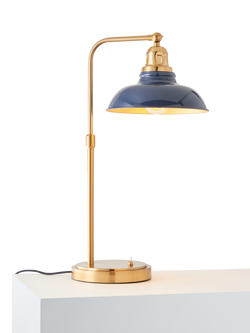 John Lewis Millhouse Table Lamp, Blue, Blue