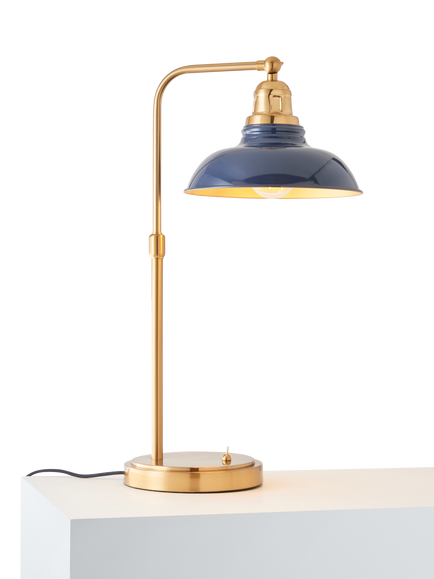 John Lewis Millhouse Table Lamp, Blue, Blue