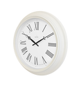 Acctim Cheltenham Roman Numeral Analogue Wall Clock, 50cm, Heathland, Buttermilk