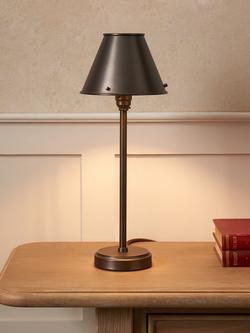 John Lewis Nicolas Table Lamp - view 2, Bronze