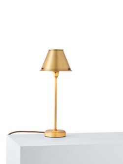 John Lewis Nicolas Table Lamp, Brass