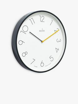 Acctim Kista Analogue Wall Clock, 40cm, Volcano - view 2, Volcano