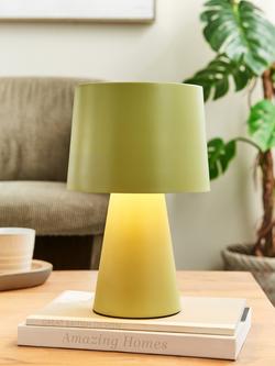 John Lewis Pichi Table Lamp - view 2, Pistachio Green