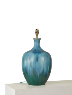 Matthew Williamson Reactive Glaze Ceramic Lamp Base, Blue, Blue