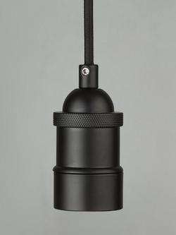 John Lewis Baldwin Pendant Ceiling Cord, Black