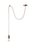 John Lewis Baldwin Pendant Ceiling Cord, Copper