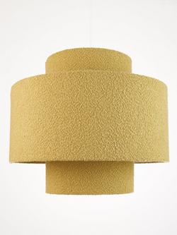John Lewis Boucle Layered Ceiling Lampshade - view 2, Pistachio