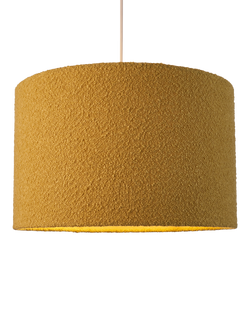 John Lewis Boucle Drum Lampshade, Pistachio