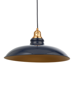John Lewis Millhouse Pendant Ceiling Light - view 2, Blue