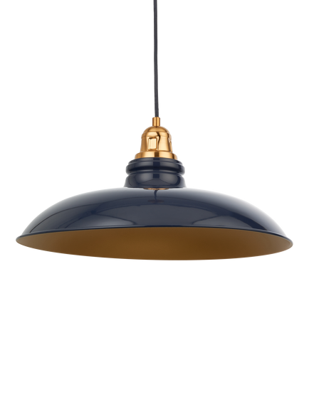 John Lewis Millhouse Pendant Ceiling Light - view 2, Blue