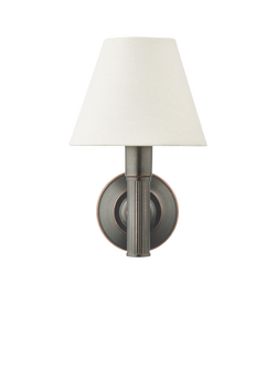 John Lewis Baily Rechargeable Wall Light, Bronze, Bronze