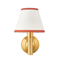 John Lewis Baily Rechargeable Wall Light, Bronze, Brass