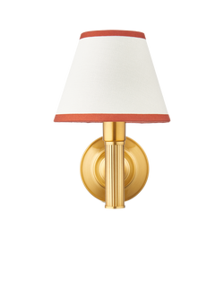 John Lewis Baily Rechargeable Wall Light, Bronze, Brass