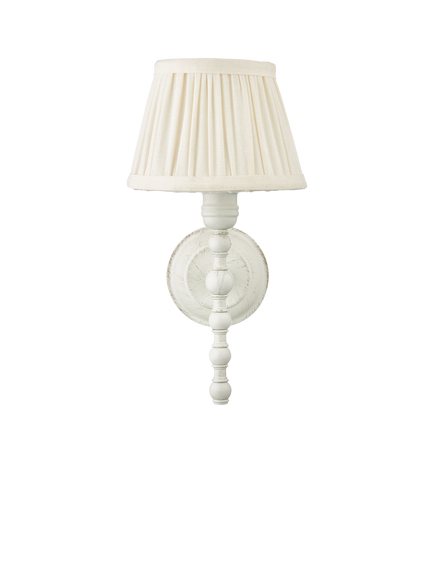 John Lewis Carlita Rechargeable Wall Light, White, White