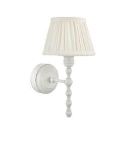 John Lewis Carlita Rechargeable Wall Light, White - view 2, White