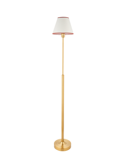 John Lewis Baily Rechargeable Floor Lamp, Brass - view 2, Brass