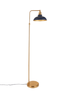 John Lewis Millhouse Floor Lamp, Blue - view 2, Blue