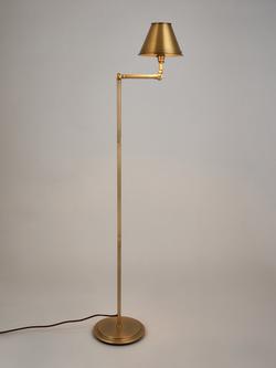John Lewis Nicolas Floor Lamp, Brass