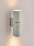 John Lewis Carlo Outdoor Wall Light, White