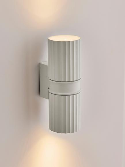 John Lewis Carlo Outdoor Wall Light, White