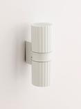 John Lewis Carlo Outdoor Wall Light, White