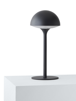 John Lewis Heftig Rechargeable Outdoor Table Lamp - view 2, Black