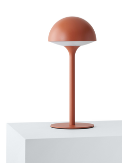 John Lewis Heftig Rechargeable Outdoor Table Lamp, Sienna