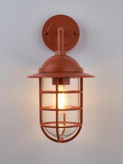 John Lewis Mission Outdoor Wall Light, Sienna