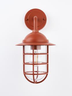 John Lewis Mission Outdoor Wall Light - view 2, Sienna