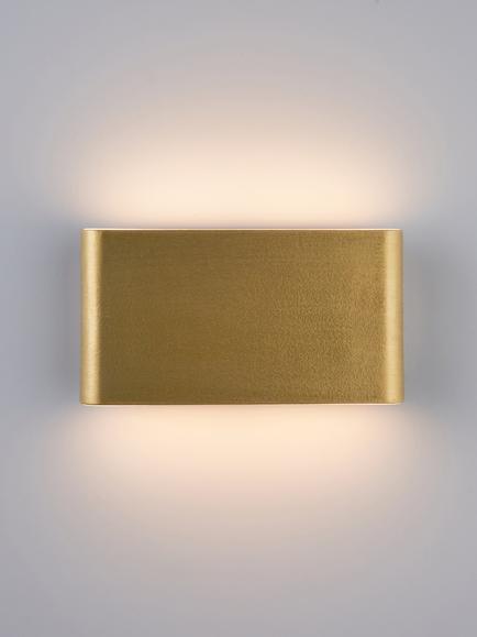 John Lewis Olbia Outdoor Wall Light, Brass, Brass