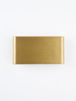 John Lewis Olbia Outdoor Wall Light, Brass - view 2, Brass