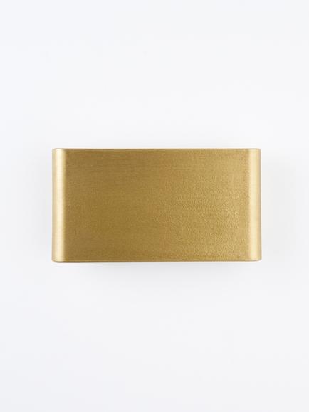 John Lewis Olbia Outdoor Wall Light, Brass - view 2, Brass