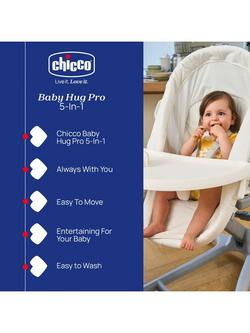 Chicco Baby Hug Pro 5-in-1 Cot - view 2, Grey