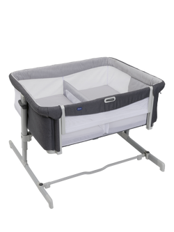 Chicco Next2Me Twins Side Sleeper Cot, Magnet Grey, Magnet Grey