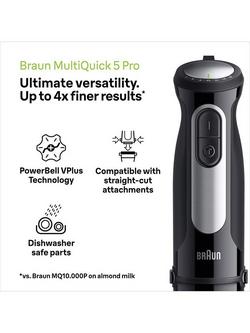 Braun MultiQuick 5 Pro MQ55001M Hand Blender, Black - view 2, Black