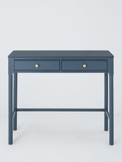 John Lewis Pillar Dressing Table, Blue - view 2, Blue