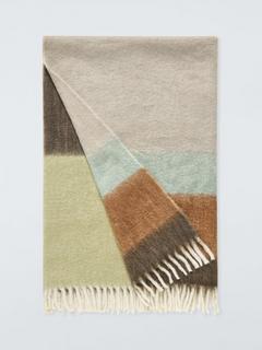 John Lewis Felic Mohair Effect Throw, Multi