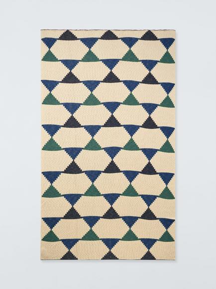 John Lewis Stack Geo Knitted Throw, Multi - view 2, Multi